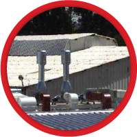 Execução de sistemas de exaustão e ar externo